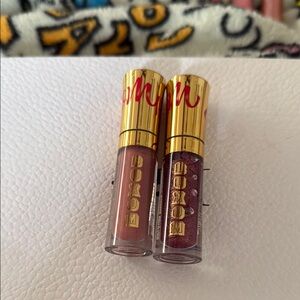 Buxom Tan and Purple Lip Balm Gloss Set